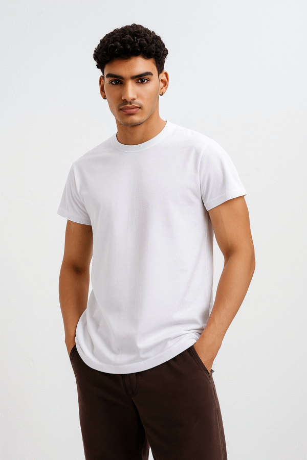 White Regular Fit T-Shirt